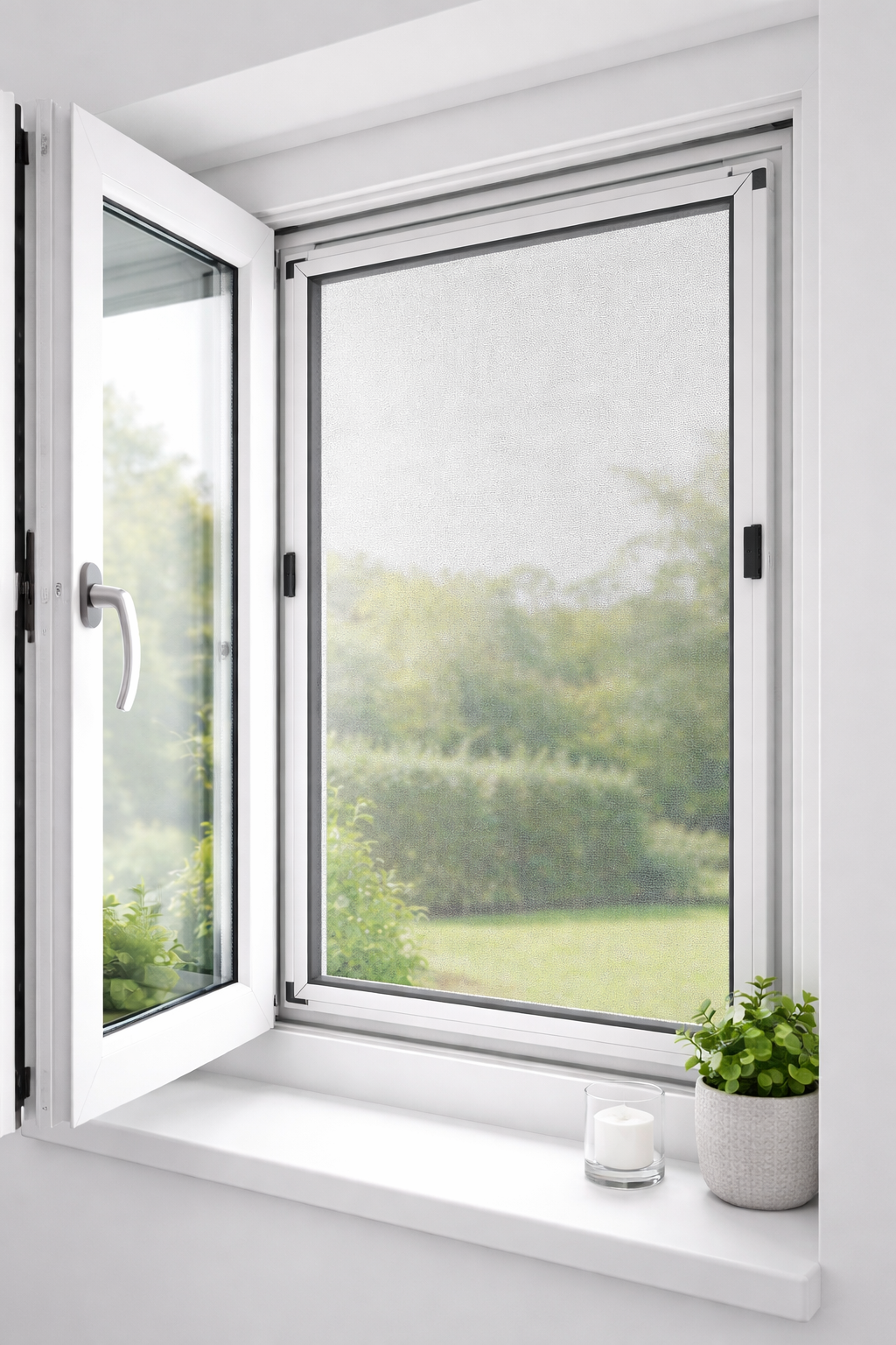 Retractable screen door